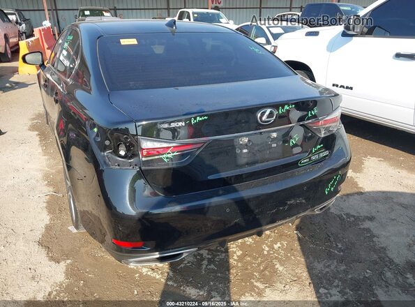 JTHCZ1BLXHA006053 2017 LEXUS GS 350 Black Widok z przodu