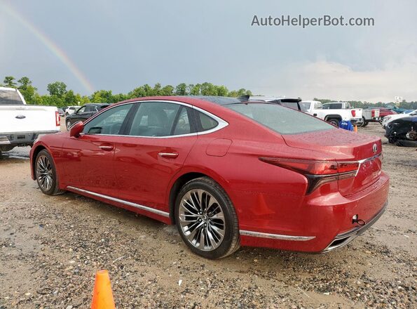 JTHD51GF7P5011835 2023 LEXUS LS Burgundy Trasero izquierdo