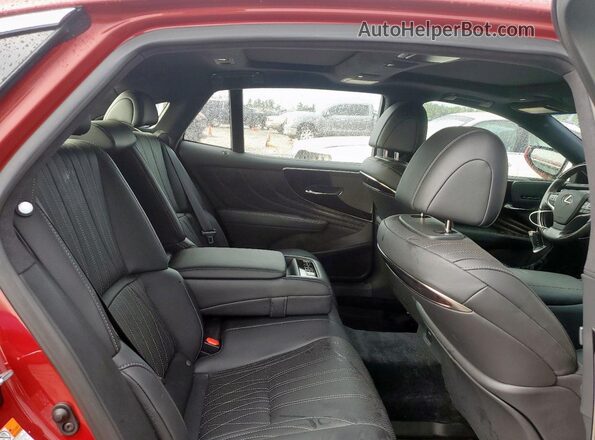 JTHD51GF7P5011835 2023 LEXUS LS Burgundy Vista de los asientos traseros