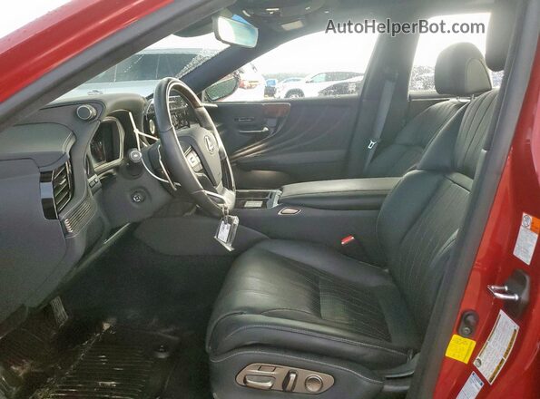 JTHD51GF7P5011835 2023 LEXUS LS Burgundy Vista interior delantera