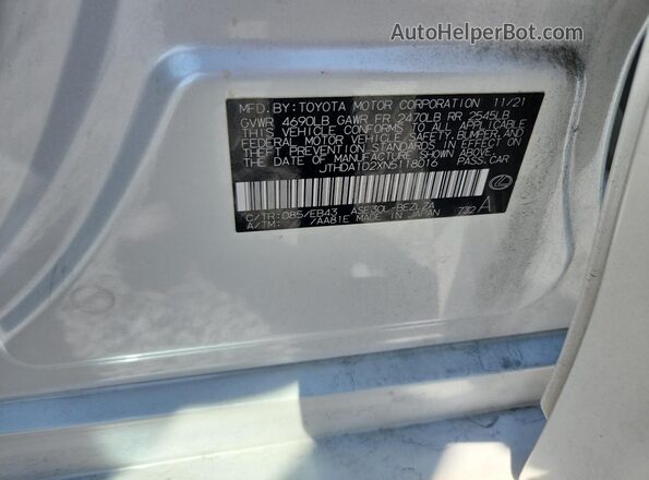JTHDA1D2XN5118016 2022 LEXUS IS Белый 