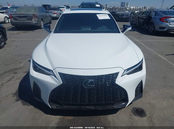 JTHGZ1B23P5062447 2023 LEXUS IS 350 White Widok zestawu wskaźników
