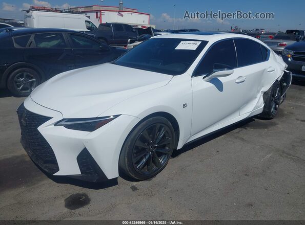 JTHGZ1B23P5062447 2023 LEXUS IS 350 White Przód lewy