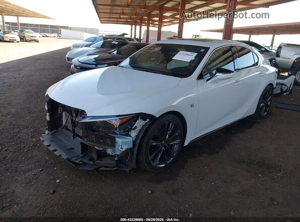 JTHGZ1B28N5056950 2022 LEXUS IS 350 White Vista tres cuartos delantera izquierda