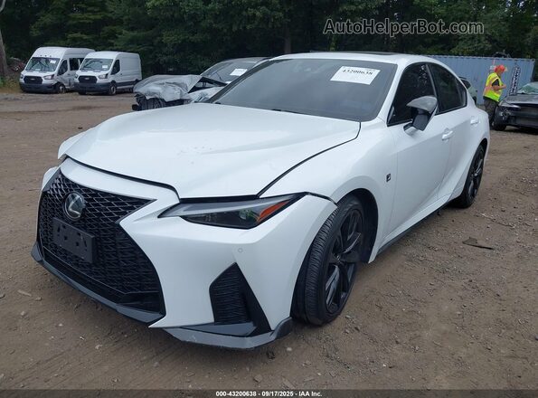 JTHGZ1E24M5020909 2021 LEXUS IS 350 White Front left