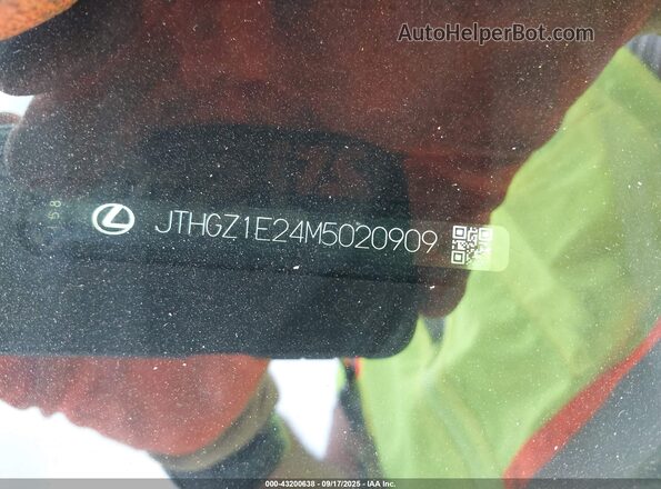 JTHGZ1E24M5020909 2021 LEXUS IS 350 White 