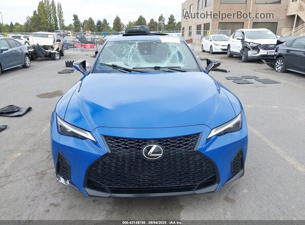 JTHGZ1E27M5018507 2021 LEXUS IS Синий Вид щитка приборов