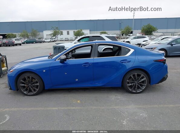 JTHGZ1E27M5018507 2021 LEXUS IS Синий Панорамный вид салона 360°