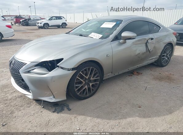 JTHHA5BC6G5000780 2016 LEXUS RC 200T Серый Передняя левая четверть