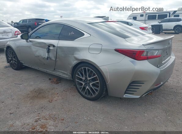 JTHHA5BC6G5000780 2016 LEXUS RC 200T Серый Задняя левая четверть