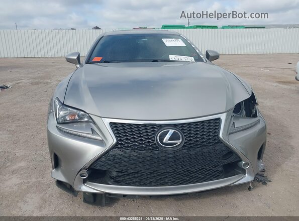 JTHHA5BC6G5000780 2016 LEXUS RC 200T Серый Вид щитка приборов