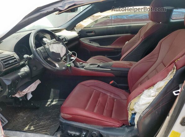 JTHHE5BC3H5017042 2017 LEXUS RC White Вид салону спереду