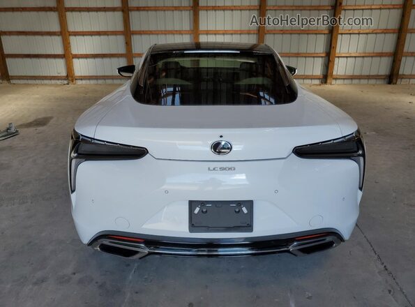 JTHHP5AY0JA001725 2018 LEXUS LC White Հետևի տեսք