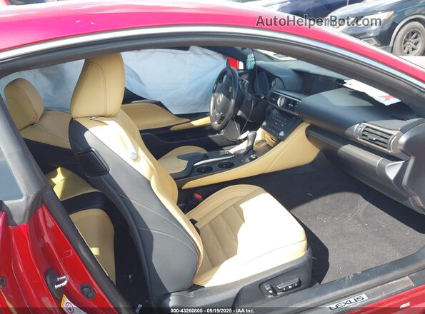 JTHHZ5BC2J5018533 2018 LEXUS RC 350 Red Front interior view