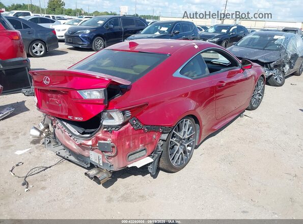JTHHZ5BC2J5018533 2018 LEXUS RC 350 Red Rear right