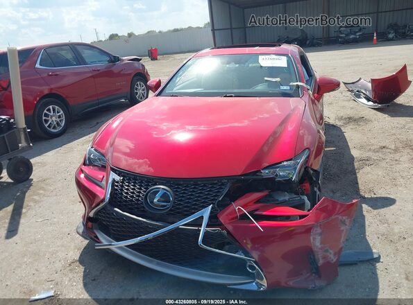 JTHHZ5BC2J5018533 2018 LEXUS RC 350 Red Dashboard view