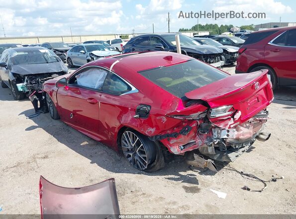 JTHHZ5BC2J5018533 2018 LEXUS RC 350 Red Rear left