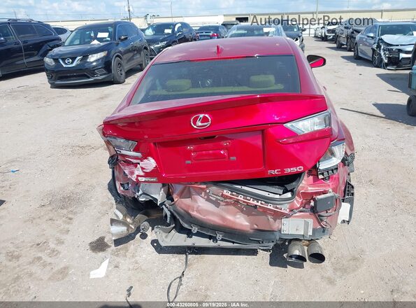 JTHHZ5BC2J5018533 2018 LEXUS RC 350 Red 