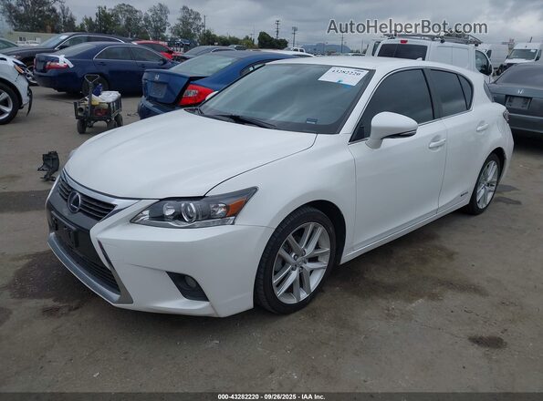 JTHKD5BH4G2263201 2016 LEXUS CT 200H Белый Передняя левая четверть