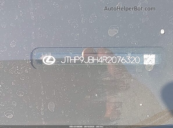 JTHP9JBH4R2076320 2024 LEXUS UX 250H Gray 