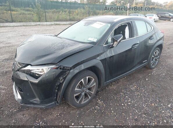 JTHP9JBH9M2041796 2021 LEXUS UX 250H Black Առջևի ձախ երեք քառորդ տեսարան