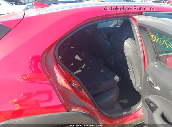 JTHR9JBH0M2039167 2021 LEXUS UX 250H Red VIN კოდის სტიკერის ხედი