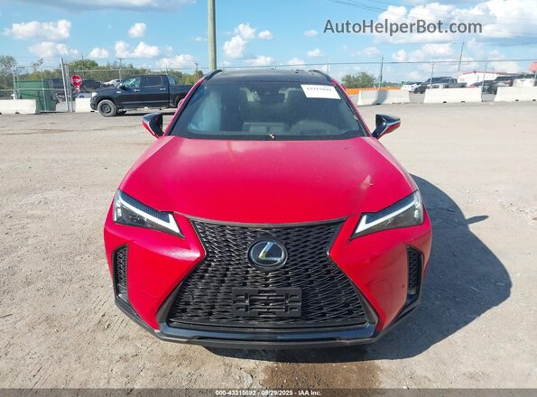 JTHR9JBH8P2065259 2023 LEXUS UX 250H Red Vista del cuadro de instrumentos