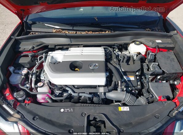 JTHR9JBH8P2065259 2023 LEXUS UX 250H Red Vista trasera