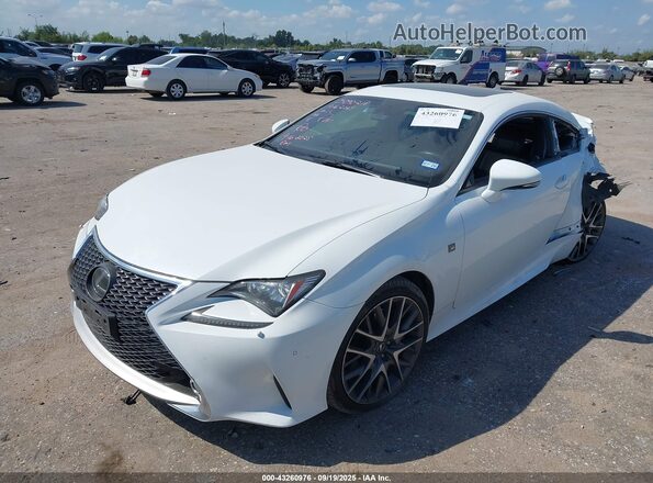 JTHS85BC0J5004476 2018 LEXUS RC 300 Белый Передняя левая четверть