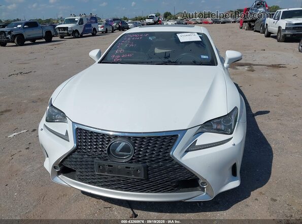 JTHS85BC0J5004476 2018 LEXUS RC 300 Белый Вид щитка приборов