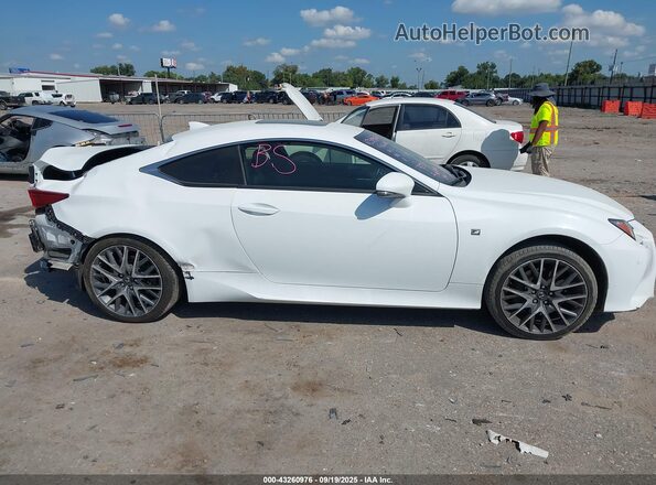 JTHS85BC0J5004476 2018 LEXUS RC 300 Белый Вид задней части салона