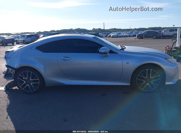 JTHSM5BC0G5000383 2016 LEXUS RC 300 Silver Widok wnętrza z tyłu