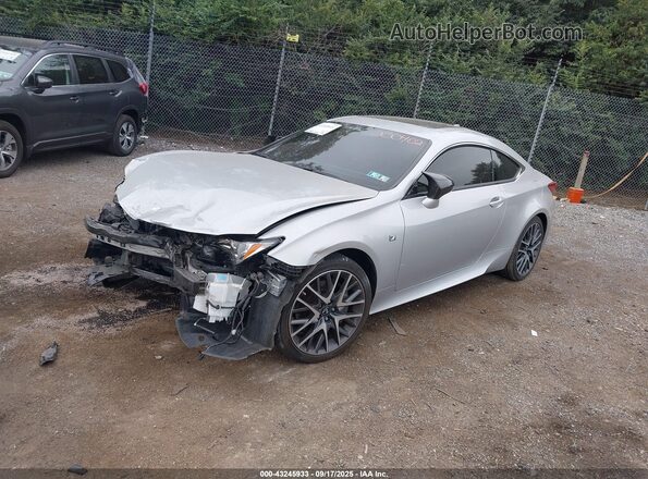 JTHSM5BC0G5000402 2016 LEXUS RC Silver Առջևի ձախ երեք քառորդ տեսարան