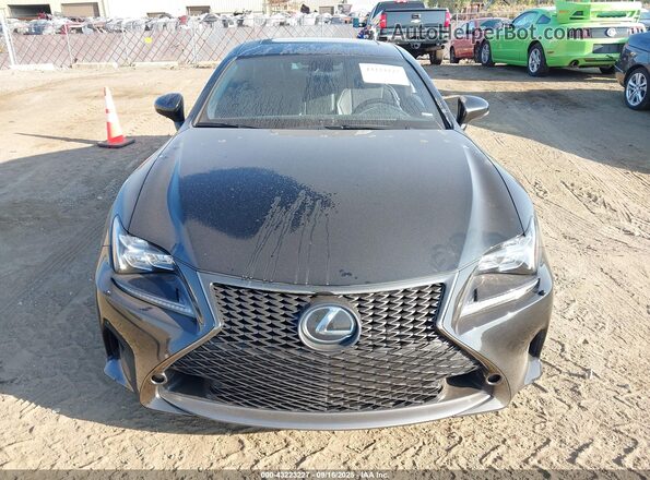 JTHSZ5BC7J5008621 2018 LEXUS RC 350 Black ხელსაწყოთა პანელის ხედი