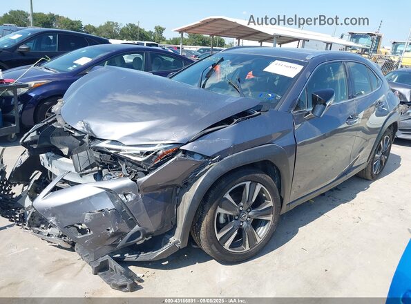 JTHU9JBH1K2019419 2019 LEXUS UX 250H Gray Front left