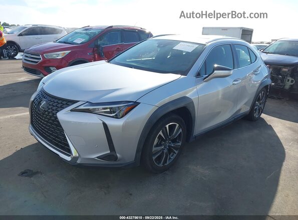 JTHU9JBH4K2010326 2019 LEXUS UX 250H Silver Front left