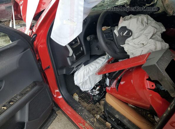 JTHUCJDH9S2010451 2025 LEXUS UX Red Dashboard view