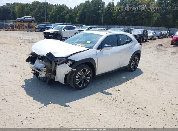JTHX9JBH2M2052610 2021 LEXUS UX 250H White Առջևի ձախ երեք քառորդ տեսարան