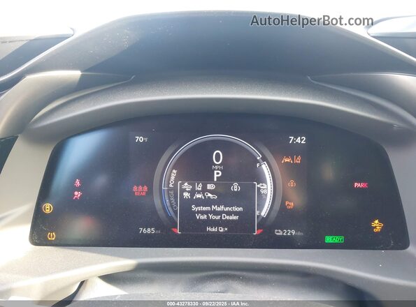 JTJAAAAB4PA020132 2023 LEXUS RZ 450E Серебряный Вид задних сидений