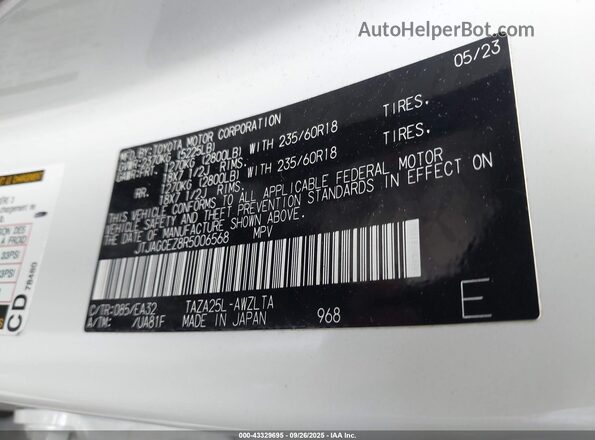 JTJAGCEZ8R5006568 2024 LEXUS NX 350 White 