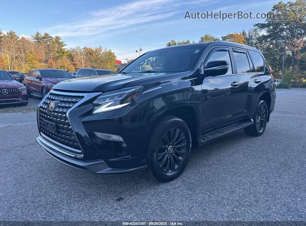 JTJAM7BX8M5286102 2021 LEXUS GX Black Առջևի ձախ երեք քառորդ տեսարան