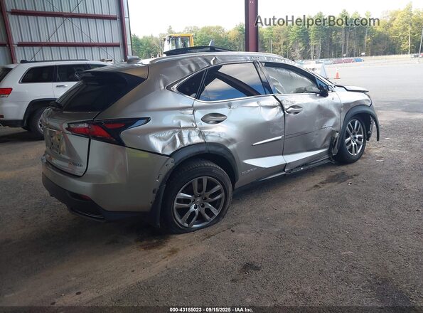 JTJBJRBZ2G2039206 2016 LEXUS NX 300H Silver Rear right