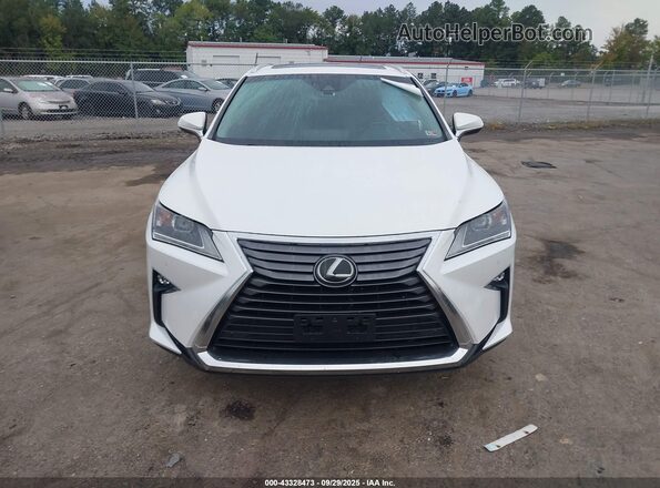 JTJBZMCA3H2018340 2017 LEXUS RX 350 White Widok zestawu wskaźników