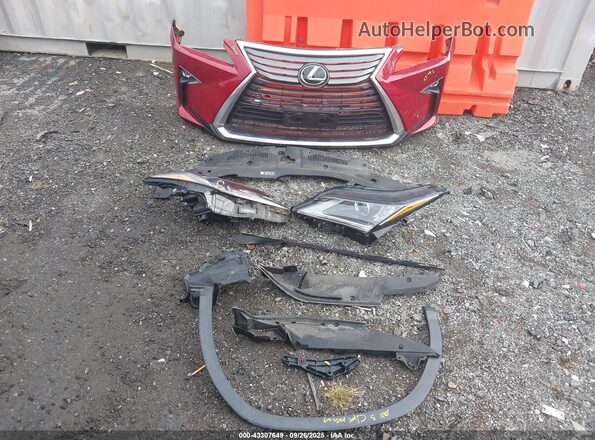 JTJBZMCA9K2039555 2019 LEXUS RX 350 Red Vista del cuadro de instrumentos