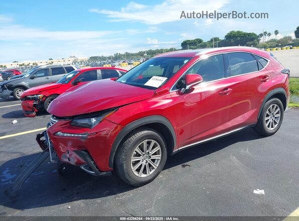 JTJDARBZ2L5013884 2020 LEXUS NX Red Vista tres cuartos delantera izquierda
