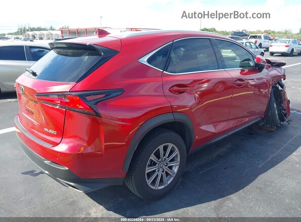 JTJDARBZ2L5013884 2020 LEXUS NX Red Trasero derecho