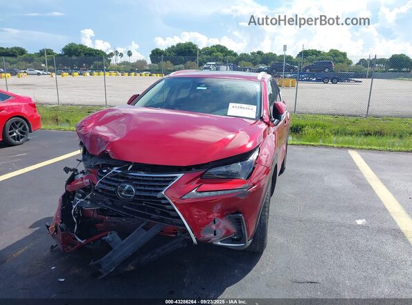 JTJDARBZ2L5013884 2020 LEXUS NX Red Vista frontal