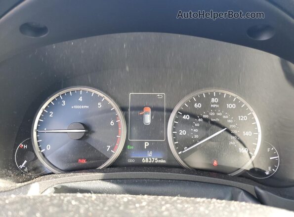 JTJDARBZ8L5007667 2020 LEXUS NX Белый Вид щитка приборов