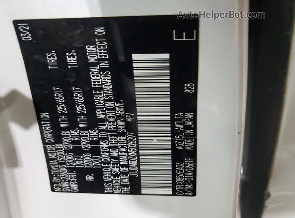 JTJDARDZXM5026297 2021 LEXUS NX White Widok komory silnika