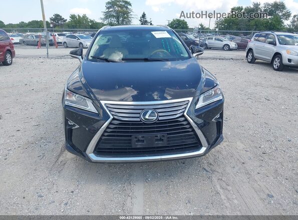 JTJDZKCA4K2018030 2019 LEXUS RX 350L Black Widok zestawu wskaźników